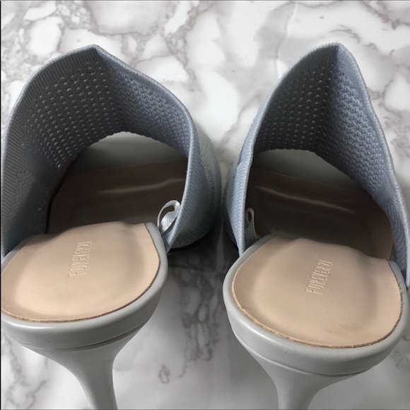 Baby blue / light gray mules - Picture 4 of 6